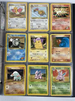 Pokemon Card Collection VTG Binder Holo Rare WoTC Jolteon Mew Pikachu Delta - Image 3