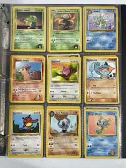 Pokemon Card Collection VTG Binder Holo Rare WoTC Jolteon Mew Pikachu Delta - Image 5