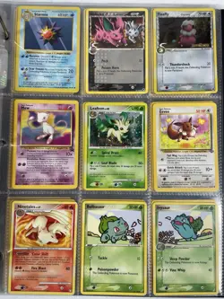 Pokemon Card Collection VTG Binder Holo Rare Stamped WoTC Mew Leafeon Pikachu - Image 1