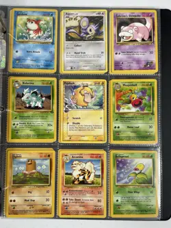 Pokemon Card Collection VTG Binder Holo Rare Stamped WoTC Mew Leafeon Pikachu - Image 5