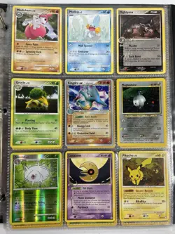 Pokemon Card Collection VTG Binder Holo Rare WoTC Kingdra ex Pikachu Eevee Delta - Image 1