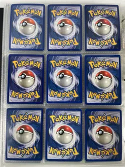 Pokemon Card Collection VTG Binder Holo Rare Shadowless WoTC Vaporeon Pikachu - Image 2