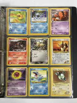 Pokemon Card Collection VTG Binder Holo Rare Shadowless WoTC Vaporeon Pikachu - Image 5