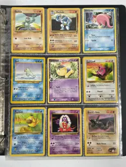 Pokemon Card Collection VTG Binder Holo Rare Stamped WoTC Jolteon Eevee Delta - Image 5