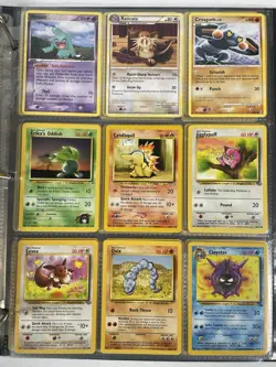 Pokemon Card Collection VTG Binder Holo Rare Stamped WoTC Shamin LV X Holon - Image 3