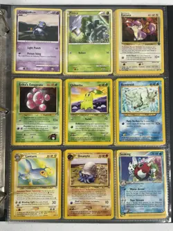 Pokemon Card Collection VTG Binder Holo Rare Stamped WoTC Shamin LV X Holon - Image 5