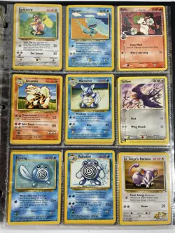 Pokemon Card Collection VTG Binder Holo Rare WoTC Stamped Raikou E-Reader - Image 5