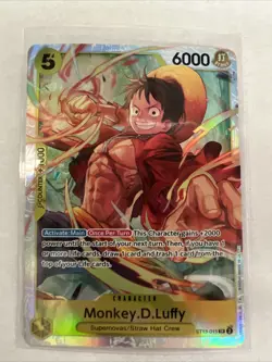One Piece Card Game The Three Brothers ST13-015 Monkey D Luffy Foil English - Image 1