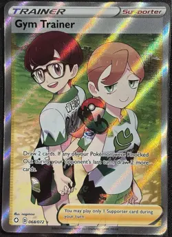 Gym Trainer 068/072 - Shining Fates Full Art Holo Ultra Rare 2021 - LP Card - Image 1