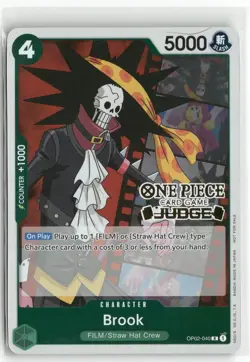Brook (Judge Pack Vol. 2) PR One Piece Promotion Cards OP02-040 - Image 1