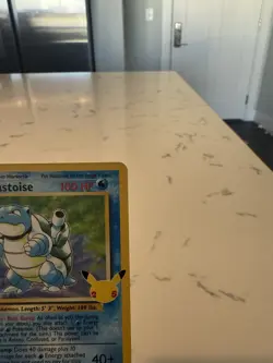 Pokemon TCG Blastoise Holo Rare Card 2/102 Celebrations Classic Collection NM - Image 3