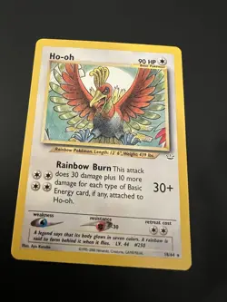 Ho-Oh 18/64 Neo Revelation Unlimited 2001 Pokemon Card Rare LP - Image 1