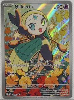 Meloetta MEP 026 Promo Holo Illustration Rare Pokemon TCG Card NM - Image 1
