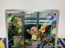 Pokemon TCG Charmander 044 SV Scarlet & Violet Promo Holo Card NM Condition - Image 2