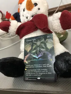 MTG - Demonic Tutor - Borderless - Foil - Commander Masters - WATCH ITEM VIDEO! - Image 4