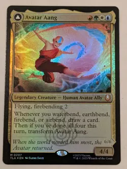 Avatar Aang x1 - Foil - NM Unplayed - Avatar: The Last Airbender #207 - Image 1