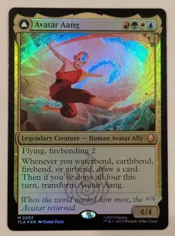 Avatar Aang x1 - Foil - NM Unplayed - Avatar: The Last Airbender #207 - Image 2