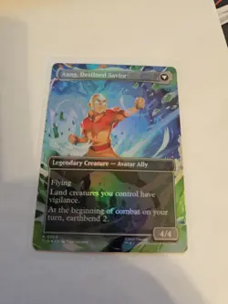 Aang, at the Crossroads Borderless FOIL 0304 MTG Avatar: TLA Nm/M - Image 2