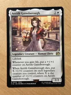 Magic the Gathering MTG Aerith Gainsborough Final Fantasy NM - Image 1
