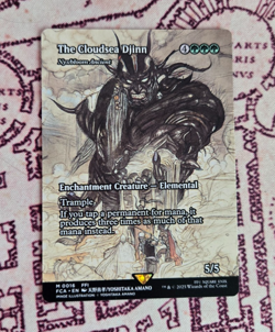 MTG The Cloudsea Djinn - Nyxbloom Ancient Final Fantasy Magic the Gathering NM - Image 1
