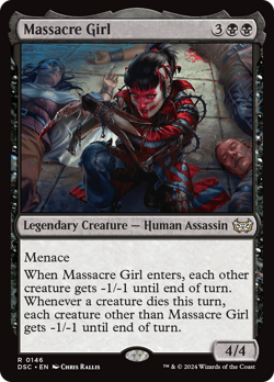 Massacre Girl [Duskmourn: House of Horror Commander] Magic MTG - Image 1