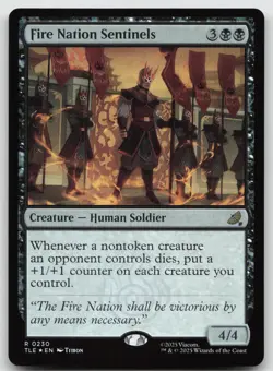 Fire Nation Sentinels R Foil Avatar: The Last Airbender: Eternal-Legal 230 NM - Image 1
