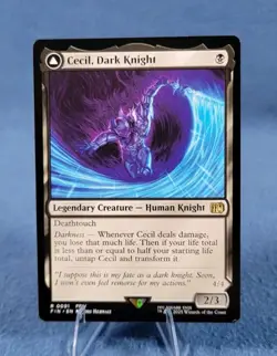 MTG Cecil, Dark Knight Final Fantasy Regular #0091 - Image 1