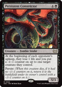 Persistent Constrictor [Duskmourn: House of Horror Commander] Magic MTG - Image 1