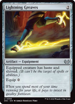 Lightning Greaves [Duskmourn: House of Horror Commander] Magic MTG - Image 3