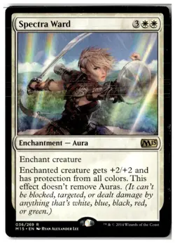 MTG Spectra Ward - Magic 2015 (M15) Heavily Played English - Image 1