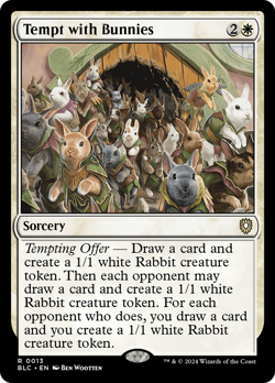 Tempt with Bunnies - 13 - BLC Set- Near Mint - MTG - Image 1