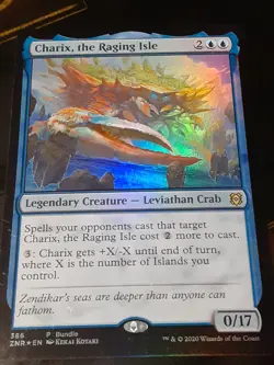 Charix the Raging Isle Promo FOIL , Zendikar Rising , NM , MTG, FREE SHIPPING - Image 3