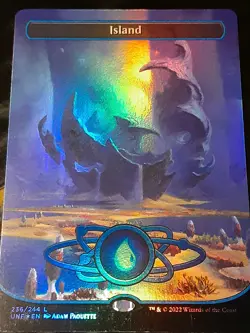 Island Showcase FOIL , Unfinity , NM , MTG, FREE SHIPPING - Image 1