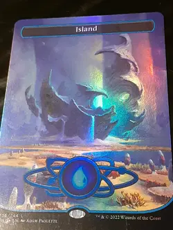 Island Showcase FOIL , Unfinity , NM , MTG, FREE SHIPPING - Image 2