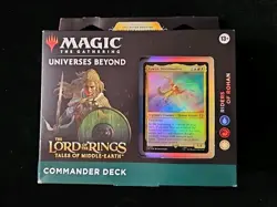 Magic The Gathering: THE LORD OF THE RINGS: COMMANDER DECK: RIDERS OF ROHAN 195166205052 - Image 1