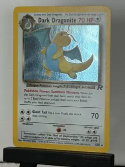 2000 Pokemon TCG Dark Dragonite Holo Rare Team Rocket Unlimited 5/82 WOTC - Image 2