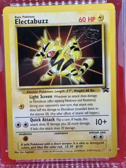 CGC 8.5 NM/MINT+ Electabuzz #2 WB Movie WOTC Black Star PROMO 2 Pokemon TCG 1999 - Image 2