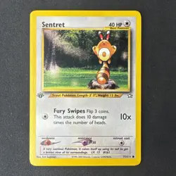 Sentret 71/111 Neo Genesis Regular 1st Edition Pokemon MJ - Image 1