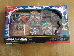 Pokemon TCG Mega Lucario ex Premium Figure Collection Box Factory Sealed - Image 1