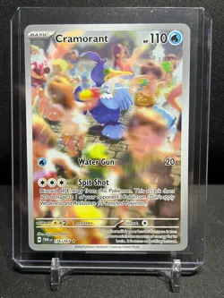 Cramorant 176/167 IR Illustration Rare Pokemon 2024 Twilight Masquerade NM - Image 1