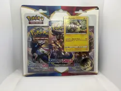 Pokemon TCG Sword & Shield Base Set 3-Pack Blister Sealed Booster - Image 1