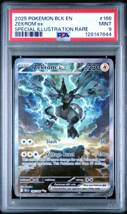 Pokemon EX English 166/086 Zekrom SIR PSA 9 Mint Black Bolt Ships Immediately🔥 - Image 1