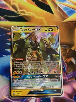 Tapu Koko GX SM33 Black Star Promo Pokemon TCG Near Mint - Image 1