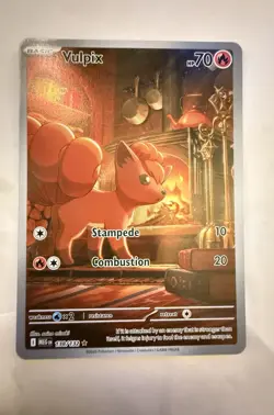 Pokemon TCG Vulpix Mega Evolution 138/132 Mint Condition - Image 1