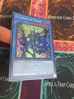 Yu-Gi-Oh! Illusion of Chaos RA02-EN020 Secret Rare 1st Edition Near Mint - Image 2