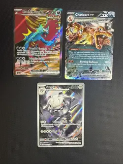 Roaring Moon ex / Charizard ex / Steelix IR - 3 Card Lot - Pokemon TCG NM - Image 1