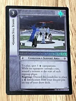 Awesome Lord Of The Rings LOTR TCG Card Gondor Still Stands Foil 7R95 Exe/NM - Image 1