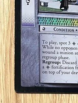 Awesome Lord Of The Rings LOTR TCG Card Gondor Still Stands Foil 7R95 Exe/NM - Image 5