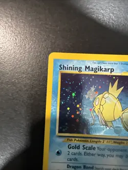 Pokemon TCG Shining Magikarp Neo Revelation Holo Card 66/64 Rare Lp Swirl - Image 4