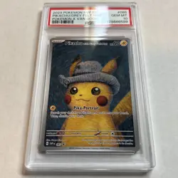 PSA 10 Van Gogh Pikachu with Grey Felt Hat SVP EN 085 Black Star Pokemon Card - Image 4